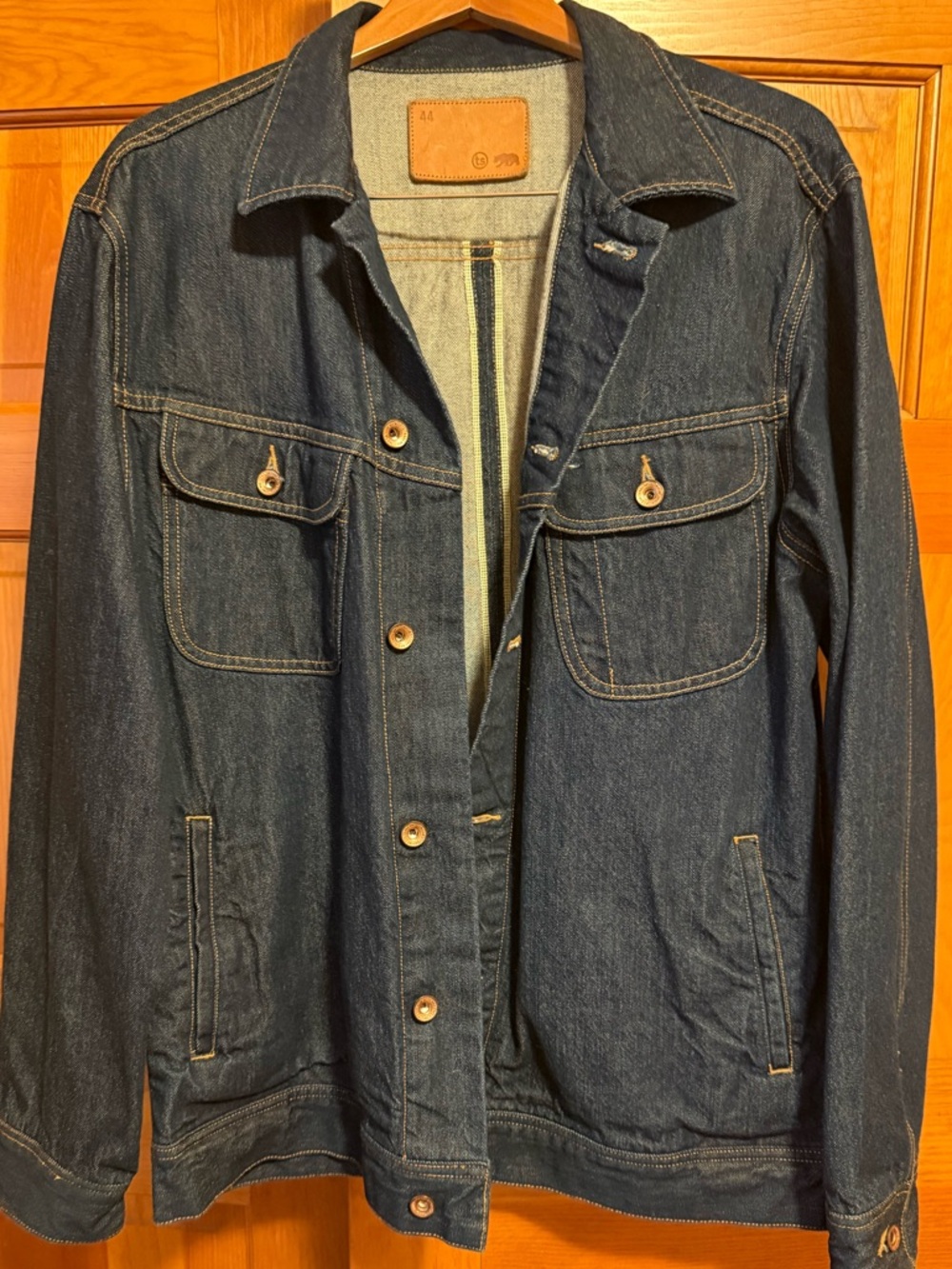 Taylor Stitch Long Haul Dark Blue Denim Jacket
